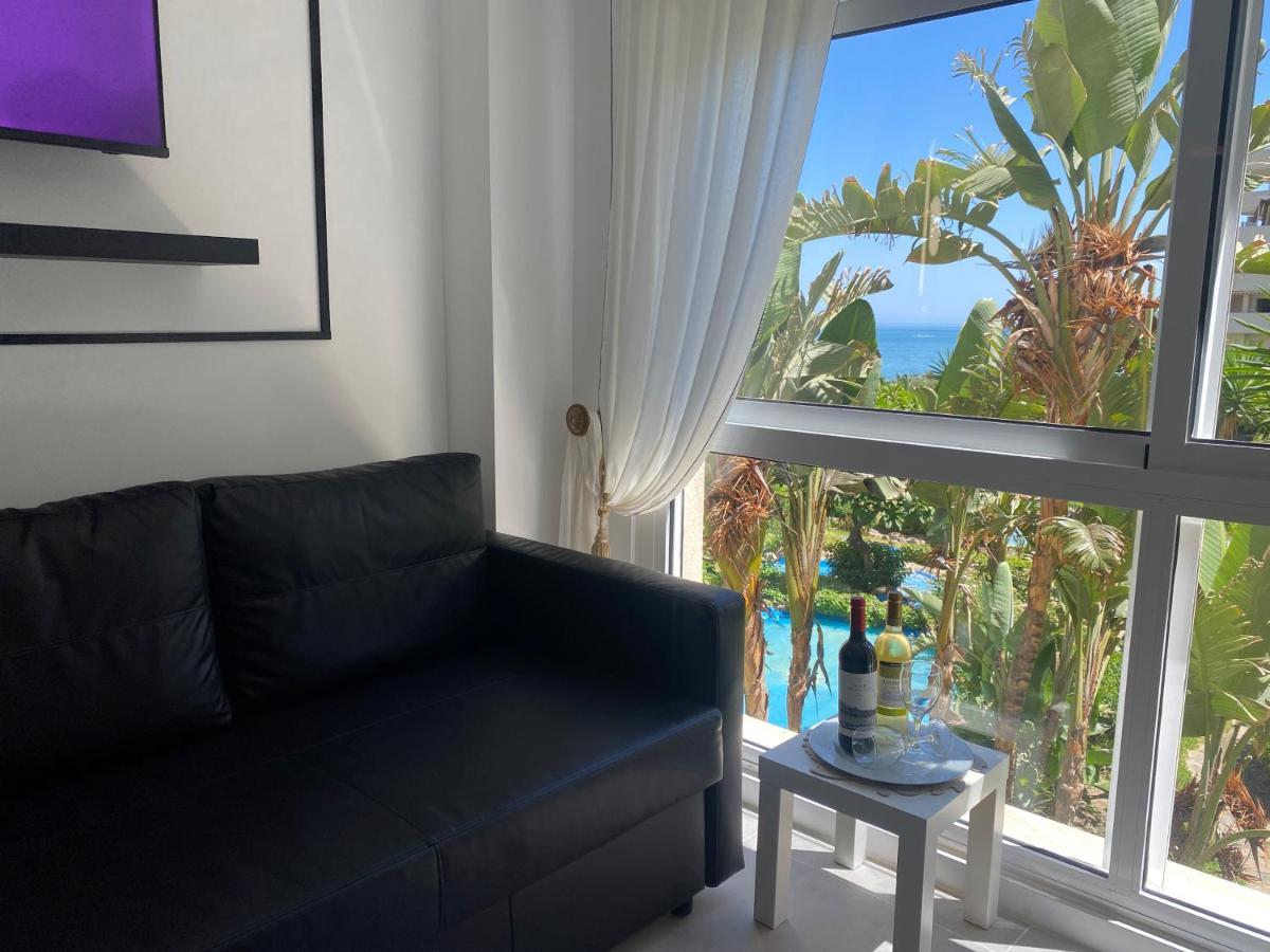 Modern Sea View Studio In Benal Beach Бенальмадена Экстерьер фото