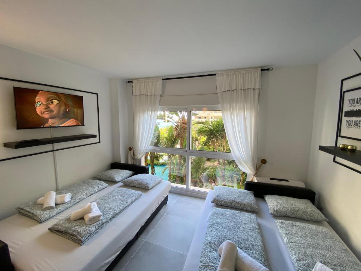 Modern Sea View Studio In Benal Beach Бенальмадена Экстерьер фото